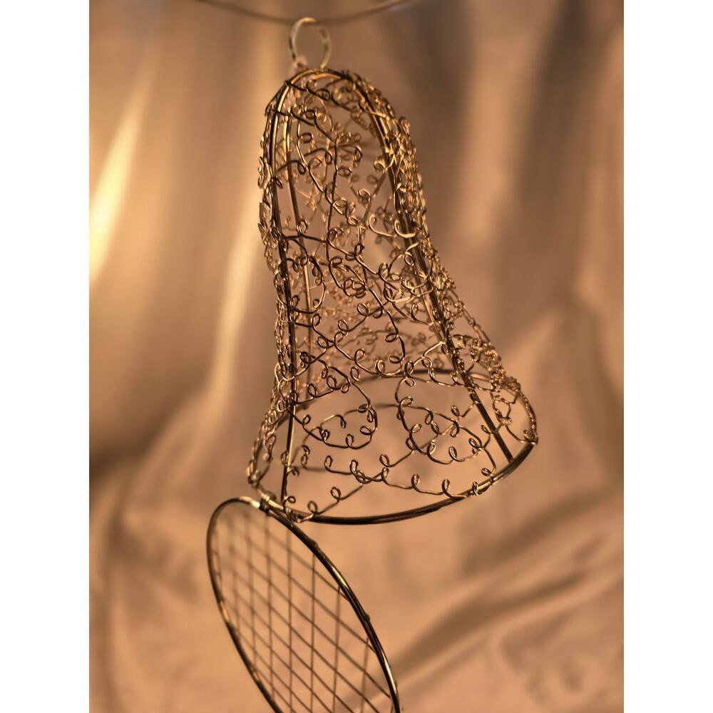 Decorative Wire Cloche - Wire Hanging Bell